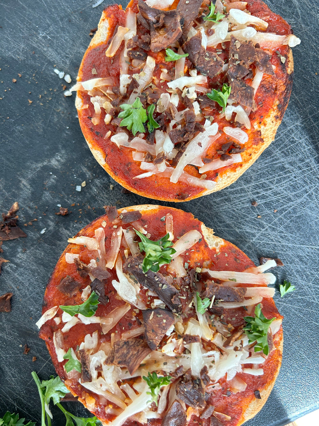 Shroomacon Vegan Pizza Bagels: A Savory and Satisfying Treat