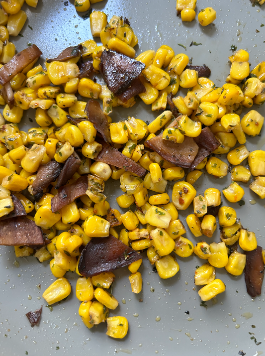 Southern Fried Corn with Shroomacon